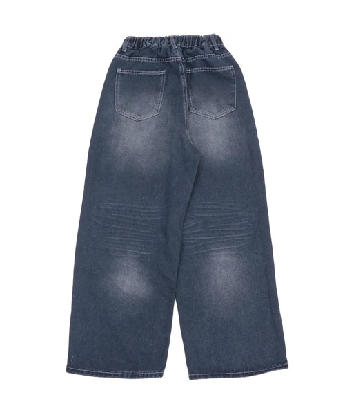 WOND（ウォンド）の「WOND/ドローコードバギーデニム（デニムパンツ・レディース・ブルー系1・SMALL/MEDIUM）」の7枚目の写真