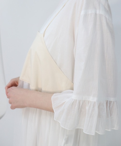 冷たく透明な夏の光【レイヤードワンピース】（ワンピース