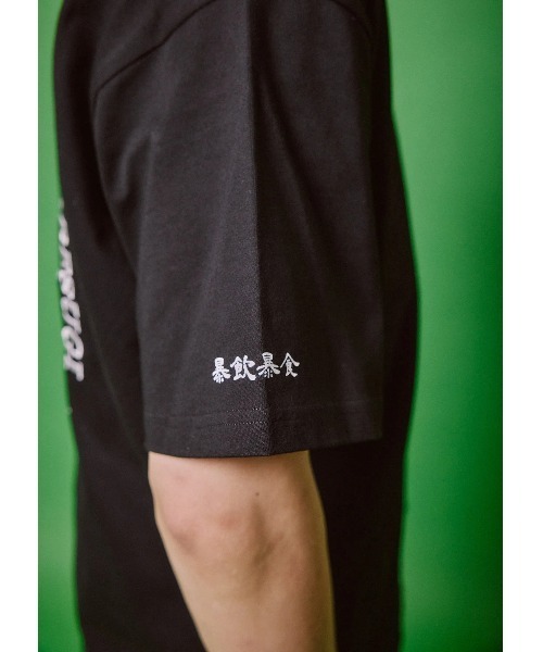 go slow caravan（ゴースローキャラバン）の「YOIDORE/酔いどれ　ビールとぎょうざ TEE（Tシャツ/カットソー・メンズ・ホワイト/ラベンダー・MEDIUM/LARGE/X-LARGE）」の13枚目の写真