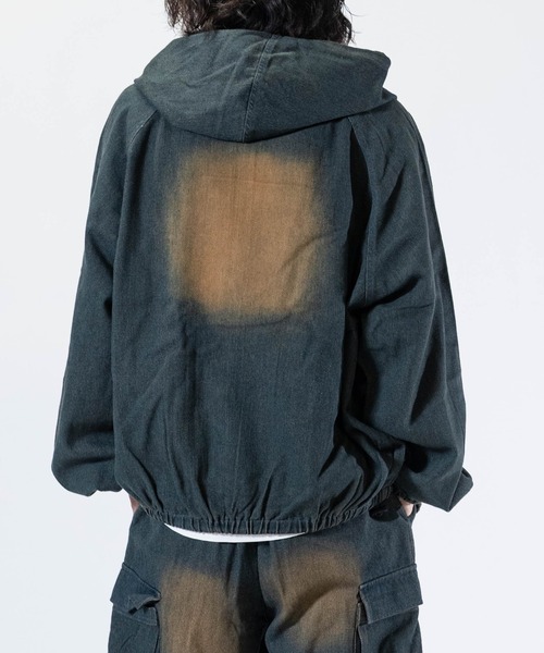 whoswhogallery パーカー　デニムジャケット ショート丈 パーカーデニムジャケット | BLiSS