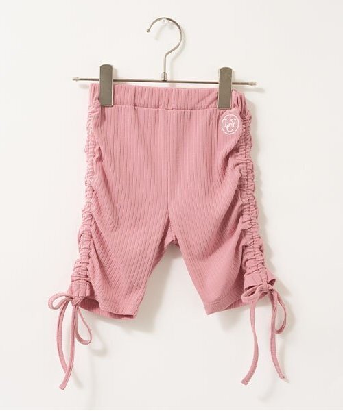 Lycee mine(リセマイン)の「5分丈シャーリングレギンス【子供服】【キッズ】【女の子】(レギンス/スパッツ・キッズ・ブラック/チャコール/ラベンダー/アイボリー/ベビーピンク/サックスブルー・130cm/140cm/150cm/120cm/110cm/100cm)」の6枚目の写真