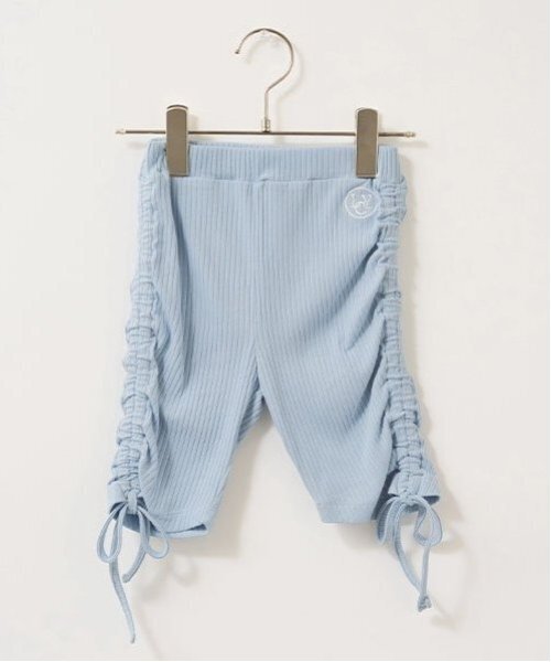 Lycee mine(リセマイン)の「5分丈シャーリングレギンス【子供服】【キッズ】【女の子】(レギンス/スパッツ・キッズ・ブラック/チャコール/ラベンダー/アイボリー/ベビーピンク/サックスブルー・130cm/140cm/150cm/120cm/110cm/100cm)」の10枚目の写真