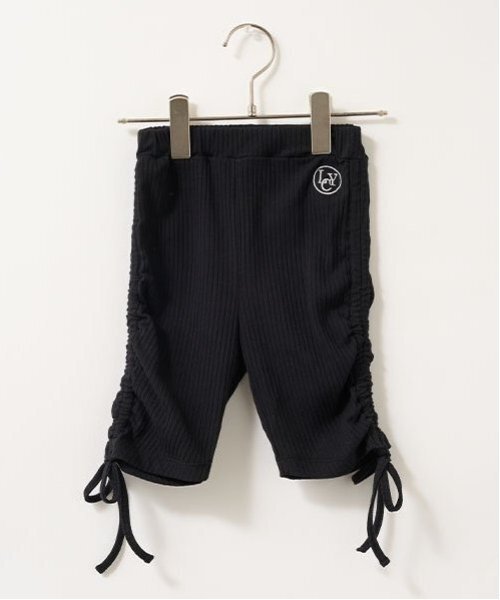 Lycee mine(リセマイン)の「5分丈シャーリングレギンス【子供服】【キッズ】【女の子】(レギンス/スパッツ・キッズ・ブラック/チャコール/ラベンダー/アイボリー/ベビーピンク/サックスブルー・130cm/140cm/150cm/120cm/110cm/100cm)」の22枚目の写真