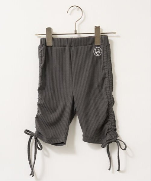 Lycee mine(リセマイン)の「5分丈シャーリングレギンス【子供服】【キッズ】【女の子】(レギンス/スパッツ・キッズ・ブラック/チャコール/ラベンダー/アイボリー/ベビーピンク/サックスブルー・130cm/140cm/150cm/120cm/110cm/100cm)」の21枚目の写真