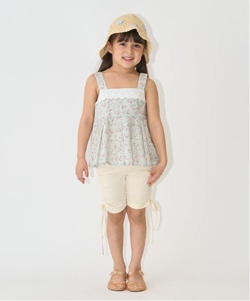 Lycee mine(リセマイン)の「5分丈シャーリングレギンス【子供服】【キッズ】【女の子】(レギンス/スパッツ・キッズ・ブラック/チャコール/ラベンダー/アイボリー/ベビーピンク/サックスブルー・130cm/140cm/150cm/120cm/110cm/100cm)」の16枚目の写真