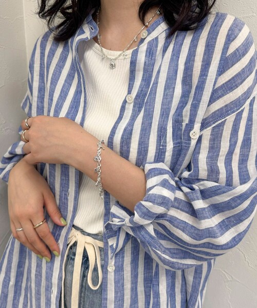 fredy emue（フレディエミュ）の「コインアソートチェーンブレス（ブレスレット・レディース・シルバー/ゴールド・FREE）」の3枚目の写真