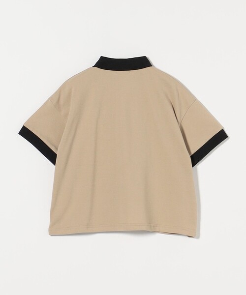 green label relaxing(グリーンレーベルリラクシング)の「カノコ ポロシャツ / キッズ 100cm-130cm(ポロシャツ・キッズ・ブラック/ベージュ・120cm/110cm/100cm/130cm)」の8枚目の写真