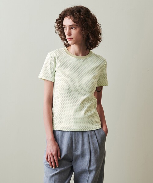 Steven Alan（スティーブンアラン）の「＜Steven Alan＞プリント Tシャツ（Tシャツ/カットソー・レディース・オフホワイト/ブラック・FREE）」の5枚目の写真