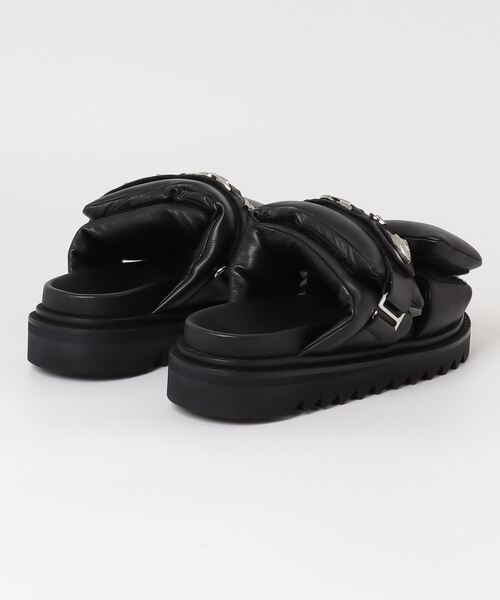 TOGA VIRILIS】BLACK LEATHER SHOES（サンダル）｜TOGA VIRILIS