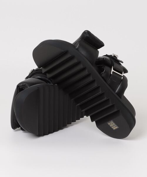 TOGA VIRILIS LEATHER トーガ ビリリース レザー サンダル TOGA VIRILIS】BLACK LEATHER SHOES(サンダル)|TOGA VIRILIS