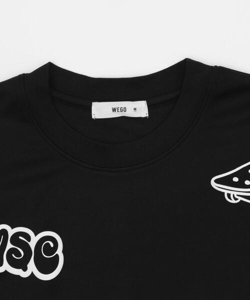 WEGO（ウィゴー）の「WEGO/アクセ付きラフガキグラフィックT（Tシャツ/カットソー・メンズ・ブラック/ホワイト・MEDIUM/LARGE）」の18枚目の写真