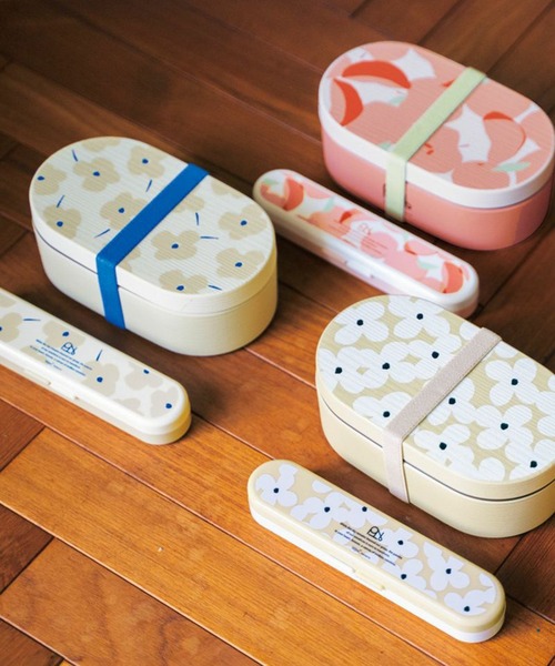 Wpc.（ダブリュピーシー）の「【Wpc.】パターンプリント ランチボックス（お弁当箱・レディース・グレー/ベージュ/オフホワイト/ブルー/レッド/ピンク・FREE）」の7枚目の写真