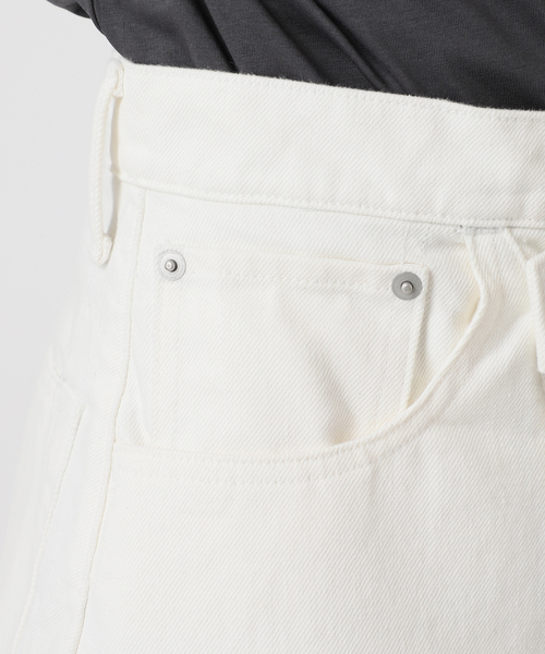 KURO(クロ)の「KURO 別注 デニムスカート(デニムスカート・レディース・ブラック/ホワイト・SMALL/MEDIUM)」の8枚目の写真