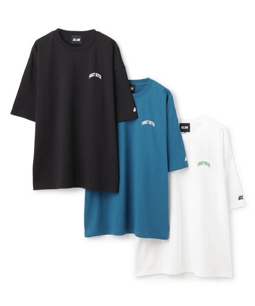 GLAZOS(グラソス)の「【大人向けサイズあり】【FORGETNEVER】バックアーチカレッジロゴ半袖Tシャツ_GLSW(Tシャツ/カットソー・キッズ・ブラック/ブルー/ホワイト・M/L/LL/S)」の7枚目の写真