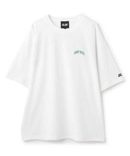 GLAZOS(グラソス)の「【大人向けサイズあり】【FORGETNEVER】バックアーチカレッジロゴ半袖Tシャツ_GLSW(Tシャツ/カットソー・キッズ・ブラック/ブルー/ホワイト・M/L/LL/S)」の9枚目の写真
