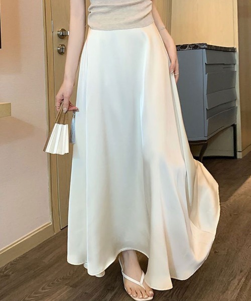 SallyLunn(サリーラン)の「ハイウエストマーメイドスカート(スカート・レディース・ブラック/ホワイト・LARGE/MEDIUM)」の7枚目の写真