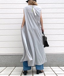 Q | 接触冷感ノースリマキシワンピース(ワンピース)