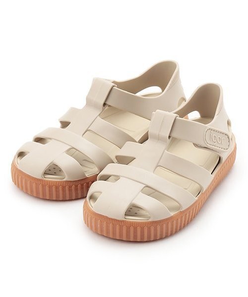 petit main(プティマイン)の「igor NICO CARAMELO(サンダル・キッズ・アイボリー/ベージュ・16cm/15cm/17cm)」の1枚目の写真