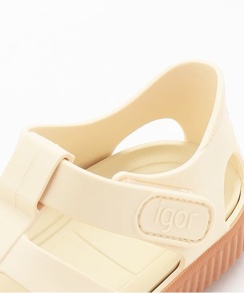 petit main(プティマイン)の「igor NICO CARAMELO(サンダル・キッズ・アイボリー/ベージュ・16cm/15cm/17cm)」の4枚目の写真