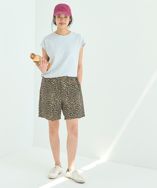 レオパード柄ショートパンツ サイズ26 SENSE.OF.FUN - レオパード柄ショートパンツ / グレー【630056
