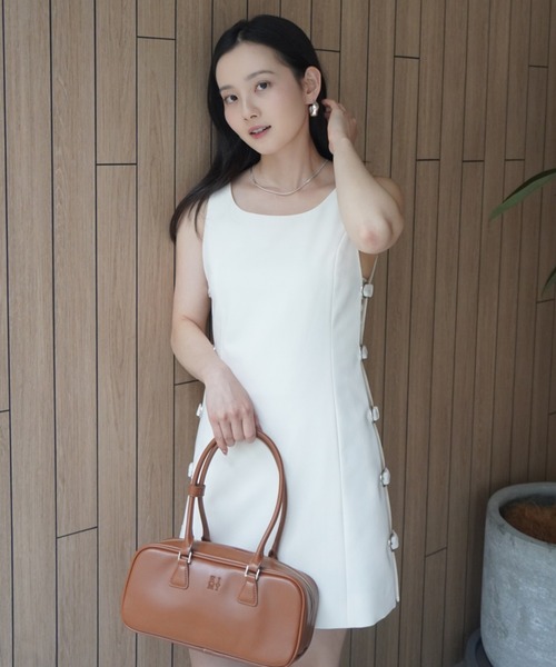 eimy istoire サイドベルトワンピース サイドベルトワンピース（ワンピース）｜eimy istoire（エイミー