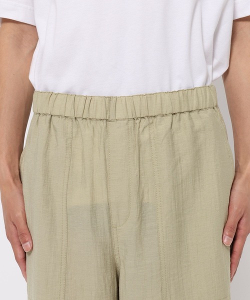 BAYFLOW（ベイフロー）の「[セットアップ可]クールタッチリネンベイカーパンツ【接触冷感】（その他パンツ・メンズ・チャコールグレー/ブルー/ベージュ/カーキ・MEDIUM/LARGE）」の9枚目の写真