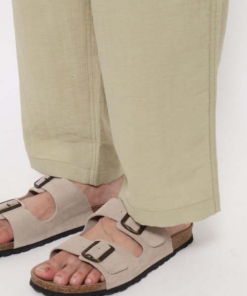 BAYFLOW（ベイフロー）の「[セットアップ可]クールタッチリネンベイカーパンツ【接触冷感】（その他パンツ・メンズ・チャコールグレー/ブルー/ベージュ/カーキ・MEDIUM/LARGE）」の5枚目の写真