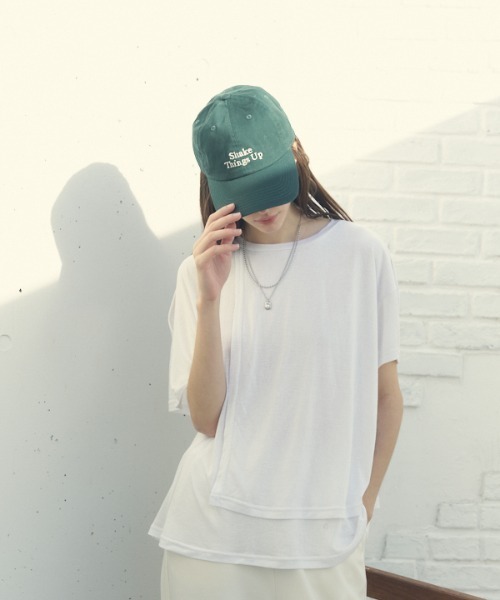 Muel Chic(ミュエルシック)の「fluffy CS フラフィーカットソー(Tシャツ/カットソー・レディース・ライトピンク/ブラック/ホワイト/ライトブルー・FREE)」の7枚目の写真