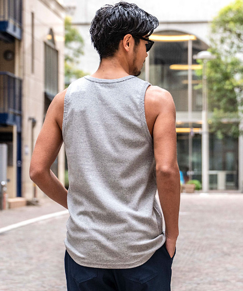 JEMORGAN(ジェーイーモーガン)の「『JEMORGAN LONG JOHNS/ジェーイーモーガンロングジョーンズ』テレコタンクトップ【+】(タンクトップ・メンズ・ブラック/杢グレー/オフホワイト・XL/L/M)」の13枚目の写真