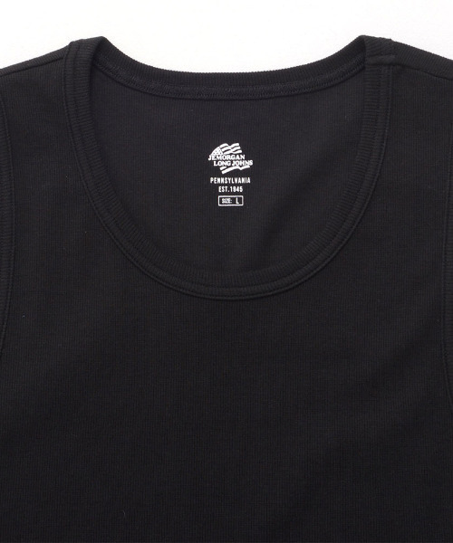JEMORGAN(ジェーイーモーガン)の「『JEMORGAN LONG JOHNS/ジェーイーモーガンロングジョーンズ』テレコタンクトップ【+】(タンクトップ・メンズ・ブラック/杢グレー/オフホワイト・XL/L/M)」の15枚目の写真