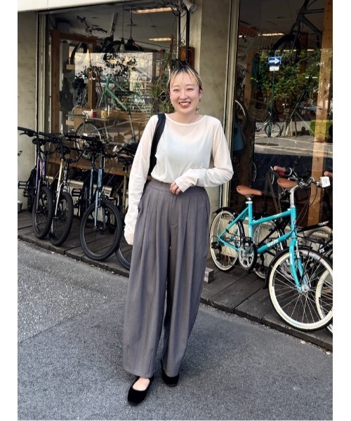 titivate(ティティベイト)の「ボリュームコクーンパンツ(その他パンツ・レディース・ブラウン/ベージュ/ブラック/グレー・L/MT/M/S)」の15枚目の写真