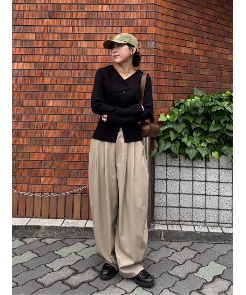 titivate(ティティベイト)の「ボリュームコクーンパンツ(その他パンツ・レディース・ブラウン/ベージュ/ブラック/グレー・L/MT/M/S)」の19枚目の写真