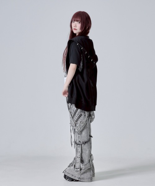 REFLEM（レフレム）の「『REFLEM/レフレム』猫耳パンクノースリーブZIP