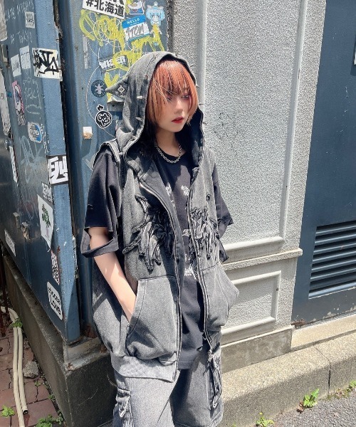 REFLEM（レフレム）の「『REFLEM/レフレム』猫耳パンクノースリーブZIP