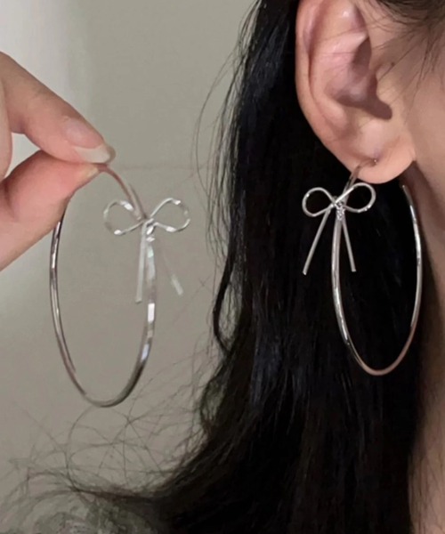 ステンレスワンタッチフープピアス / サイズ展開有 / ステンレス