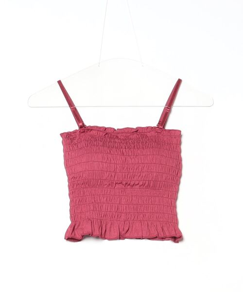 新品未使用未開封！！スプリングフラワーカバーキャミソールとシャーリングレキンス セール】Drawstring Flower Motif Camisole/ドローストリング