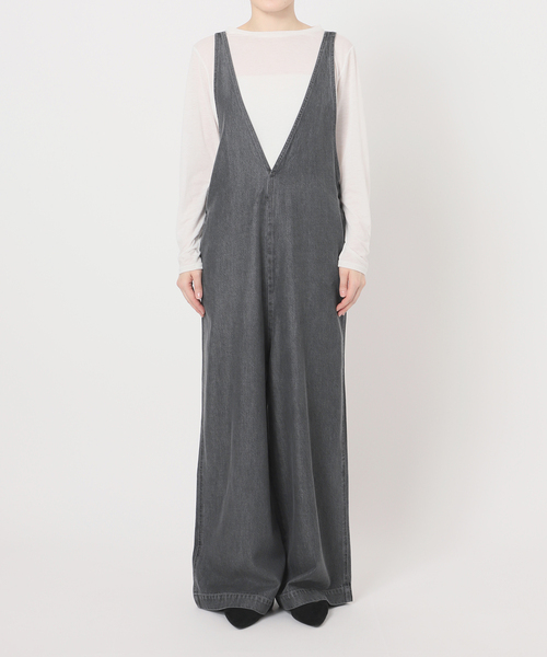 追加2》【WEB限定】DU JOUR/デュ ジュール V NECK JEAN