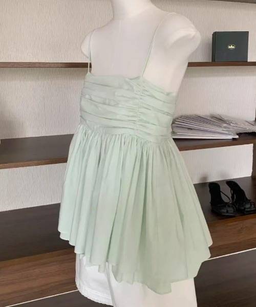 Satin Embossing Flare Camisole フレアキャミソール Flare Camisole | STUMBLY（スタンブリー） ｜【公式】通販mix