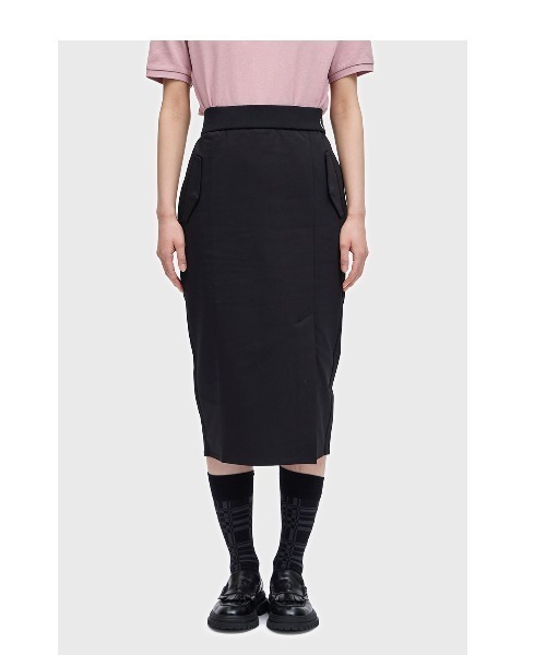 Fred Perry タイトスカート ブラック サイズ36 総丈 約77cm スカート