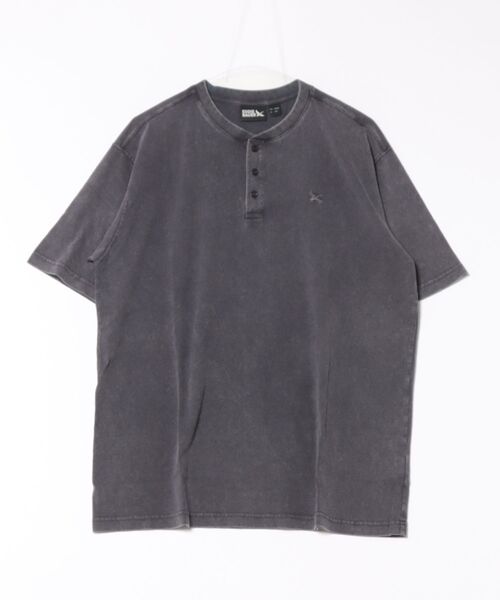 Eddie Bauer（エディーバウアー）の「ピグメント ヘンリーネック Tシャツ（Tシャツ/カットソー・メンズ・サックスブルー/チャコールグレー/ミント・S/M/L/XL/XXL）」の16枚目の写真