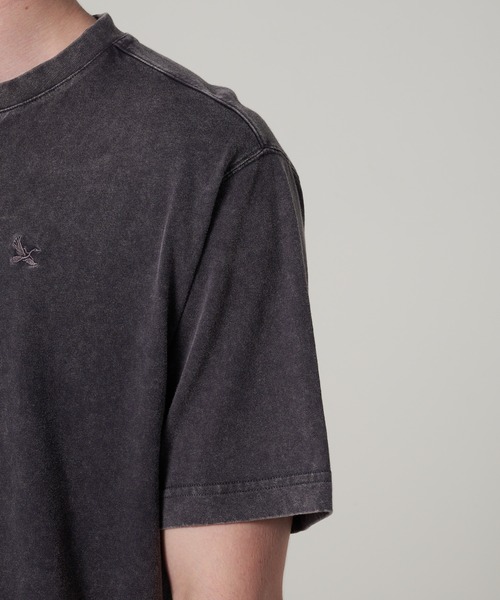Eddie Bauer（エディーバウアー）の「ピグメント ヘンリーネック Tシャツ（Tシャツ/カットソー・メンズ・サックスブルー/チャコールグレー/ミント・S/M/L/XL/XXL）」の15枚目の写真