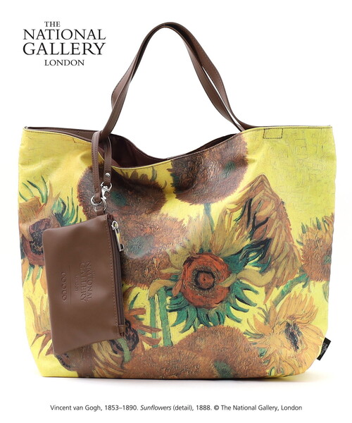 COOCO(クーコ)の「Painting BAG/A4対応(ハンドバッグ・レディース・イエロー/ミント/ライトグレー/ダークグリーン・FREE)」の1枚目の写真