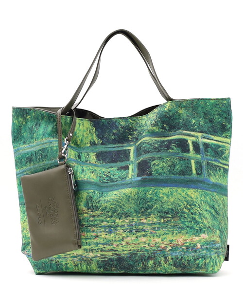 COOCO(クーコ)の「Painting BAG/A4対応(ハンドバッグ・レディース・イエロー/ミント/ライトグレー/ダークグリーン・FREE)」の13枚目の写真