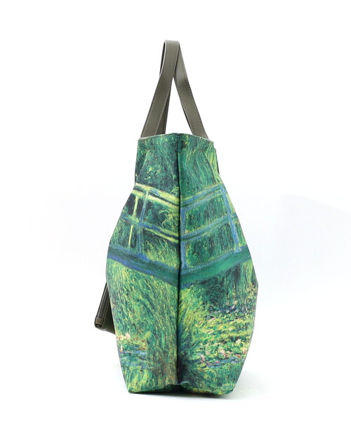 COOCO(クーコ)の「Painting BAG/A4対応(ハンドバッグ・レディース・イエロー/ミント/ライトグレー/ダークグリーン・FREE)」の14枚目の写真
