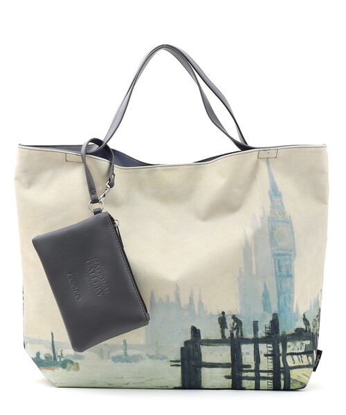 COOCO(クーコ)の「Painting BAG/A4対応(ハンドバッグ・レディース・イエロー/ミント/ライトグレー/ダークグリーン・FREE)」の21枚目の写真