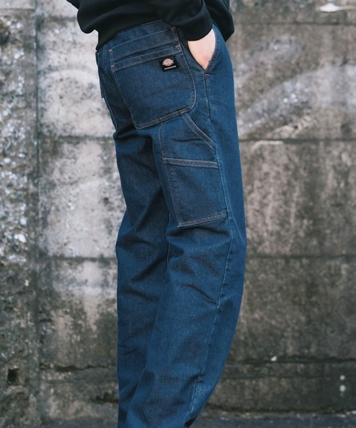 Dickies(ディッキーズ)の「▲Dickies/ディッキーズ REG FIT DENIM UTILITY JEAN デニムパンツ(デニムパンツ・レディース・ブルー・30inch)」の1枚目の写真