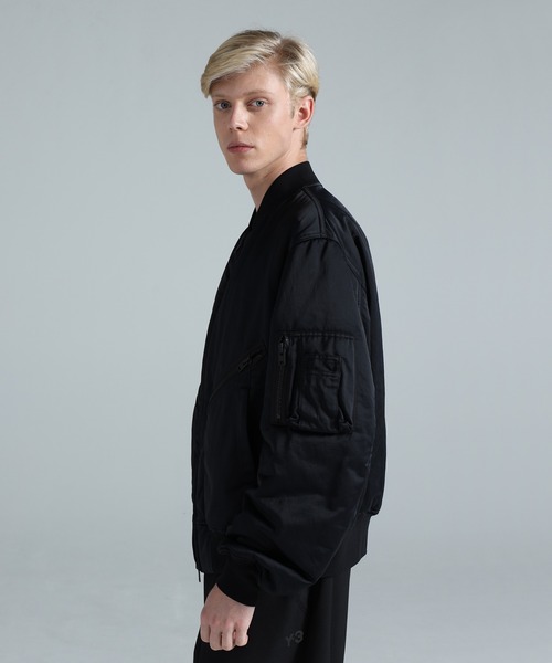 Y-3（ワイスリー）の「Y-3 BOMBER JACKET（ブルゾン・メンズ・ブラック・SMALL/MEDIUM/LARGE/X-SMALL/XX-SMALL/X-LARGE）」の6枚目の写真