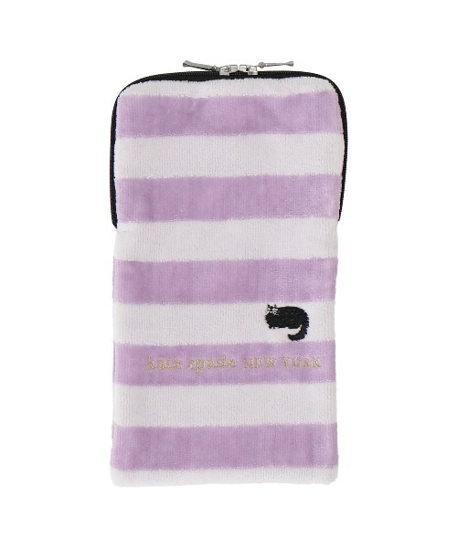 ファスナー付きタオル（ハンカチ/ハンドタオル）｜kate spade new york