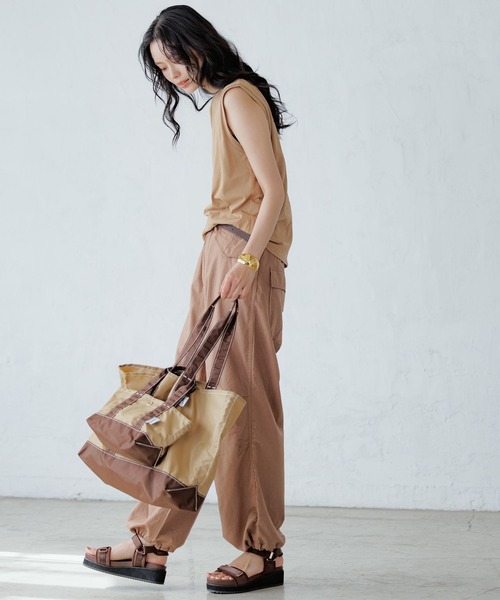 BARNYARDSTORM（バンヤードストーム）の「BARNYARDSTORM / ドライタッチノースリプルオーバー / マシンウォッシャブル（Tシャツ/カットソー・レディース・ブラック/ホワイト/ベージュ・FREE）」の7枚目の写真