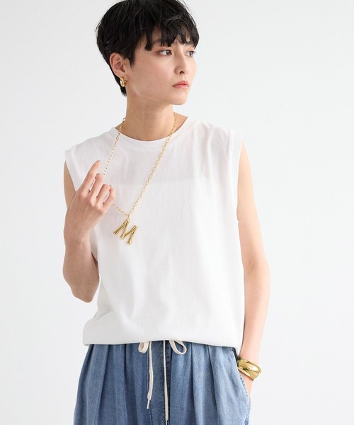 BARNYARDSTORM（バンヤードストーム）の「BARNYARDSTORM / ドライタッチノースリプルオーバー / マシンウォッシャブル（Tシャツ/カットソー・レディース・ブラック/ホワイト/ベージュ・FREE）」の8枚目の写真